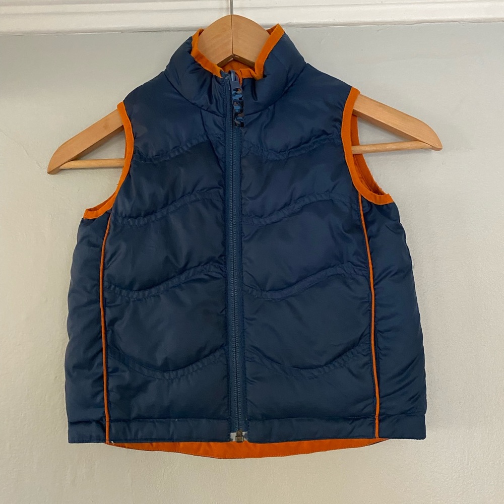 Kids REI reversible down puffer vest